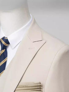 <span class=keywords><strong>Traje</strong></span> <span class=keywords><strong>de</strong></span> 3 piezas para <span class=keywords><strong>hombre</strong></span>, <span class=keywords><strong>chaqueta</strong></span> Formal informal, un botón, Color sólido, boda, novio, <span class=keywords><strong>traje</strong></span> <span class=keywords><strong>Beige</strong></span> para trajes para <span class=keywords><strong>hombre</strong></span> - Product Image 4