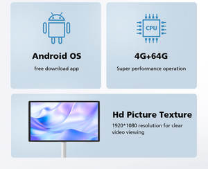 32-Inch <strong>Android</strong> Waterproof Smart Portable Digital TV Monitor Touch Screen <strong>Display</strong> with Animation for Home or Outdoor Use - Product Image 6