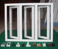 Foshan Yatai Ventanas abatibles con barras a prueba de robo Ventanas abatibles Upvc Hurricane Impact Upvc Ventana abatible