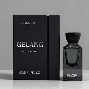 Nueva botella de <span class=keywords><strong>Perfume</strong></span> única, botellas de <span class=keywords><strong>Perfume</strong></span> de vidrio grueso de 50ml, botella de <span class=keywords><strong>Perfume</strong></span> vacía negra con caja de embalaje - Product Image 3
