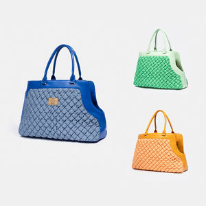 Lüks taşınabilir Pet taşıyıcılar rahat kedi keseler büyük kapasiteli köpek seyahat çantası köpek koşum ile açık araba klozet kapağı - Product Image 3