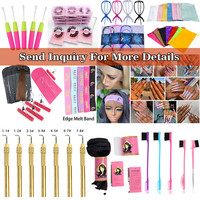 3.6cm 1000 pièces/sac Clips en métal en forme de U postiches Snap-Comb perruque Clips avec caoutchouc pour Extensions de cheveux trame Clip-on perruque
