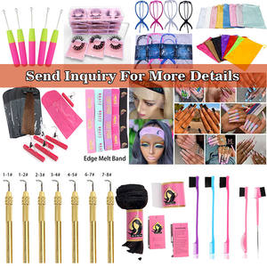 3.6cm 1000 pièces/sac Clips en métal en forme de <span class=keywords><strong>U</strong></span> postiches Snap-Comb perruque Clips avec caoutchouc pour Extensions de cheveux trame Clip-on perruque - Product Image 6