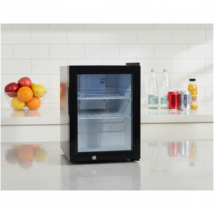 Réfrigérateur de présentation Nuelead NE-35C à une porte vitrée, haute qualité, avec affichage numérique et étagères - Product Image 1