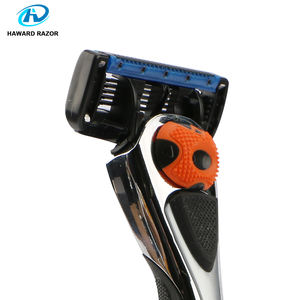 มีดโกนหนวดแบบเปลี่ยนใบมีดได้ 5+1 ใบ ของแท้จากสหรัฐอเมริกา สำหรับผู้ชาย พร้อมด้ามจับ 1 อัน + ตลับใบมีด 1 อัน บรรจุในกล่องของขวัญ - Product Image 4