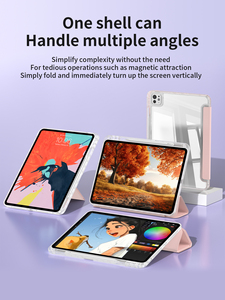 Funda transparente plegable 3+<span class=keywords><strong>Y</strong></span> para <span class=keywords><strong>iPad</strong></span> 10.ª <span class=keywords><strong>y</strong></span> 11.ª generación 2025, 7/8/9 10.2'', funda de inicio para <span class=keywords><strong>Air</strong></span> 4 5 6 7 11, para <span class=keywords><strong>Air</strong></span> 2 9.7 Pro 11 <span class=keywords><strong>Mini</strong></span> 6 7 - Product Image 6