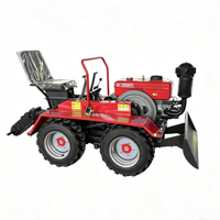 Mini Tractor Multifuncional de Bajo Consumo de Combustible, Maquinaria Agrícola Compacta para Cultivo en Huertos y Campos