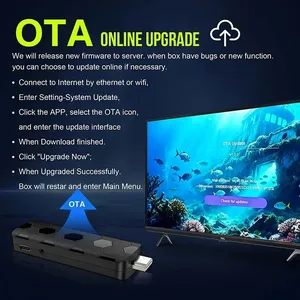 Android 16 Smart TV Stick Quad Core per Home Theater, Assistente Multimediale 4K/8K HDR WiFi 6 per <span class=keywords><strong>YouTube</strong></span> - Product Image 6