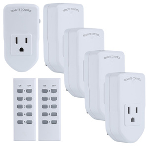 Tiêu chuẩn Mỹ không dây điều khiển từ xa tường ổ cắm điện cắm RF433MHz 100ft khoảng cách - Product Image 1