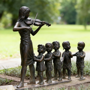 Estatuas <span class=keywords><strong>de</strong></span> bronce antiguo <span class=keywords><strong>de</strong></span> tamaño real para profesores y niños, modelos <span class=keywords><strong>de</strong></span> Metal impresos personalizados para decoración escolar, figuras <span class=keywords><strong>de</strong></span> Latón chapado pulido - Product Image 6