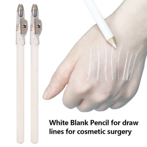 Pensil Alis Kayu <span class=keywords><strong>Vegan</strong></span> Alami Profesional Label Pribadi OEM - Putih & Hitam Tahan Air Tahan Keringat Tahan Lama untuk Penataan Alis - Product Image 3