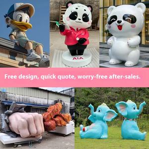 Grandi ornamenti personalizzati per esterni/interni in fibra di vetro rinforzata in plastica con belle decorazioni a forma di immagine del personaggio dei cartoni animati - Product Image 4