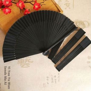 Grand éventail pliant en bambou personnalisé de 33 cm, modèle ange style fête, artisanat avec fonction portable pour souvenir ou décoration - Product Image 5