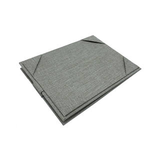 Tarjetas de Menú de Tela para Restaurantes, Soporte de Mesa A5 con 2 Vistas, Cubierta de Menú Tipo Tenda - Product Image 5