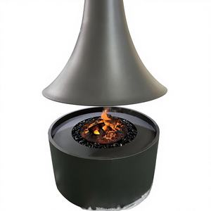 Cheminée à vapeur 3D intérieure personnalisée PANSEE 900 mm suspendue moderne avec <span class=keywords><strong>conduit</strong></span> d'évacuation pour hôtels et villas - Product Image 3