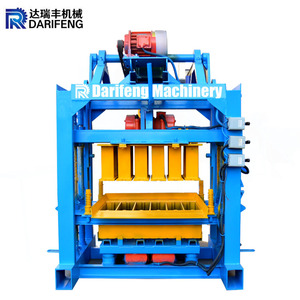 Bê tông xi măng rỗng gạch máy làm rắn lát gạch làm máy Móc giá QT4-40 văn phòng phẩm hướng dẫn sử dụng khối máy - Product Image 1