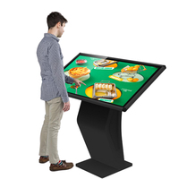 Pantalla táctil de paisaje de 55 pulgadas, pantalla de publicidad LCD, máquina de reproductor de vídeo, Monitor táctil para Wayfinding