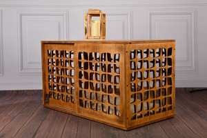 Meilleure cage à chien de style mid-century, cage à chien <span class=keywords><strong>en</strong></span> <span class=keywords><strong>bois</strong></span> décorative <span class=keywords><strong>avec</strong></span> fil métallique, table d'appoint, style de mobilier - Product Image 5