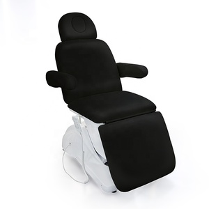 Yimmi Ghế Điều Trị Mát Xa Spa Chạy Điện Giường Xăm Lông Mặt Đồ Nội Thất Thẩm Mỹ Viện Giường Làm Đẹp Chạy Điện Màu Đen - Product Image 1