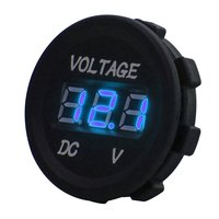 Meteran Tegangan DC Digital LED 3 Fase untuk Mobil, Kapal Laut, Otomotif, dan Sepeda Motor
