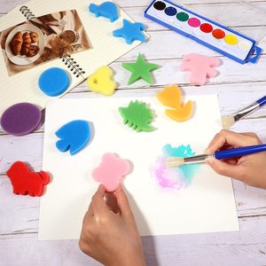 Các loại mô hình miếng bọt biển cho bức tranh học tập sớm miếng bọt biển & cọ rửa miếng đệm cho trẻ mới biết đi miếng bọt biển trang trí nội thất - Product Image 2