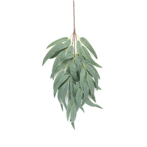 Feuilles d'eucalyptus artificielles décoratives d'intérieur et <span class=keywords><strong>plantes</strong></span> en plastique vert pomme pour la maison ou le <span class=keywords><strong>bureau</strong></span> durables et élégantes - Product Image 4