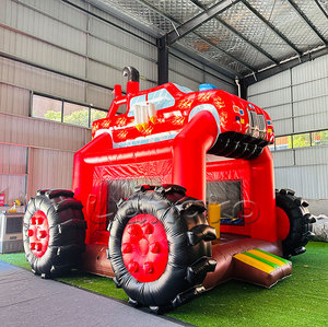 Château gonflable Monster Truck personnalisable pour enfants, avec <span class=keywords><strong>logo</strong></span>, pour fêtes commerciales - Product Image 1