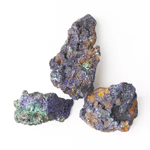 Grosir Kualitas Terbaik Konsentrat Bijih Tembaga Biru Cuprite Spesimen Mineral Batu Permata Mentah