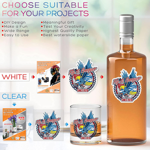 Kỹ thuật số Máy in <span class=keywords><strong>laser</strong></span> tương thích A4 trượt nước Decal GiấY Pet phim cho kim loại thủy tinh gốm bake-Free nước chuyển PET - Product Image 2