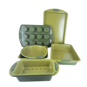 Juego de Utensilios para Hornear de Acero al Carbono Ecológico, Personalizado, Antiadherente, Apto para Lavavajillas, Molde para Pastel, Bandejas para Hornear con Asas de Silicona, OKAY - Product Image 1