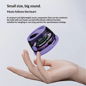 Wireless <b>Speaker</b>, Mini Magnetic Stand, Portable Outdoor Desktop Audio <b>with</b> RGB <b>Light</b> - Product Image 2