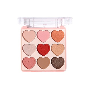 Palette de fards à paupières, étiquettes privée, amour, cœur, 9 couleurs, maquillage pour les yeux, - Product Image 3
