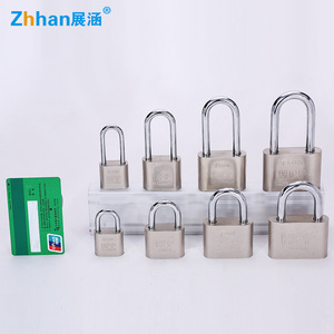 กุญแจล็อคประตูเหล็กชุบไฟฟ้าแบบซี ยี่ห้อ Zhan Han สำหรับบ้าน หอพัก โกดัง ประตูเหล็ก - Product Image 2