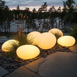 Boules de Noël Extérieures Grandes et <span class=keywords><strong>Color</strong></span>ées à LED à Énergie Solaire, Changeantes de Couleur, Étanche, Effet Disco, Lumière de Lune, pour Jardin - Product Image 1