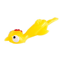 Nouveauté 2025 Jouets anti-stress Fidget Toys en TPR : Catapulte volante collante en forme de dinde, Poulet extensible doux pour les doigts, Lanceur de poussins à lance-pierre