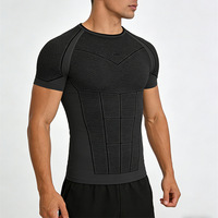 Camisetas Deportivas de Poliéster para Hombre, Lisas, sin Mangas, Cuello Redondo, Ajustadas, Transpirables y de Secado Rápido, 100% Tejido, 180