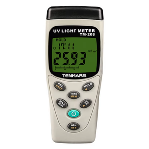 TENMARS TM208 เครื่องวัด UVA 3 in 1, เครื่องวัดพลังงานแสงอาทิตย์, เครื่องวัดความสว่าง - Product Image 1