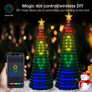 High Quality Low Price Christmas <b>Tree</b> RGB LED String <b>Lights</b> for Infrared Remote Control APP Dimmable Indoor Use CRI 80 - Product Image 2