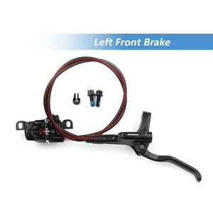 Kit <span class=keywords><strong>de</strong></span> <span class=keywords><strong>frein</strong></span> à disque <span class=keywords><strong>hydraulique</strong></span> MT200 avant/arrière, étrier en alliage léger pré-épuré, rotor 180 mm, huile minérale, <span class=keywords><strong>VTT</strong></span>/Vélo électrique, OEM disponible - Product Image 5