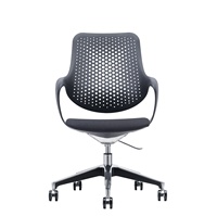 Chaise de bureau moderne en plastique de haute qualité, chaise de bureau mobile, chaise de bureau pour ordinateur