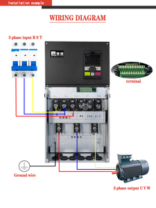 三相380V VFD交流IP21变频器4KW 5.5kw <span class=keywords><strong>7.5kw</strong></span> 11KW 18.5kw 50/60hz压缩机用电机<span class=keywords><strong>220V</strong></span> 440V - Product Image 6