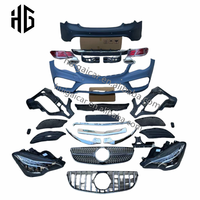 Kit de carrosserie pour Mercedes-Benz Classe E W207 C207 Coupé 2 portes, conversion ancien vers nouveau, matériaux PP, kit d'assemblage pare-chocs avant et arrière