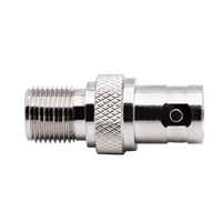 Connecteur coaxial RF haute performance en laiton massif, BNC femelle vers F femelle