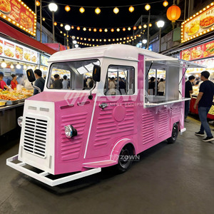Mobile Electric Food Trucks Sale New Fast Food Truck Trailer Stainless Steel Construction for Street Coffee <b>Ice</b> Cream Snack - Product Image 6