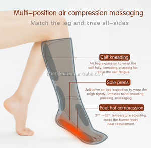 Masseur de Jambe de <span class=keywords><strong>Compression</strong></span> d'air pour Circulation Mollets de Massage pour la Relaxation Musculaire avec Contrôleur Portatif - Product Image 6