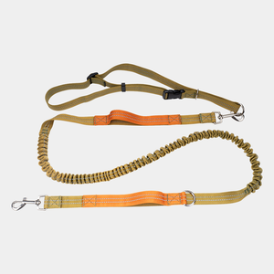 Correa elástica de mano y manos libres para perro Jude con pretina reflectante de seguridad nocturna para correr al aire libre, trotar y caminar - Product Image 1