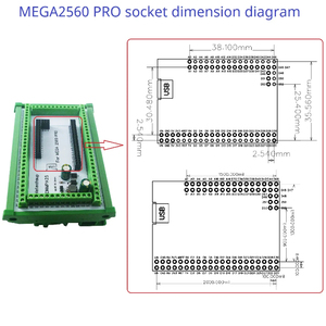 MEGA2560 PRODINレール拡張ボードDC-DC V 2Aコンバーター3.96mmマウントネジ端子台ブロックアダプターモジュールDNMPA25 <span class=keywords><strong>for</strong></span> Adroid - Product Image 6