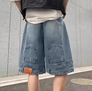 Streetwear da <span class=keywords><strong>uomo</strong></span> pantaloncini in Denim Casual da spiaggia <span class=keywords><strong>abbigliamento</strong></span> da <span class=keywords><strong>uomo</strong></span> <span class=keywords><strong>abbigliamento</strong></span> sportivo moda pantaloni Hombre <span class=keywords><strong>abbigliamento</strong></span> maschile - Product Image 2