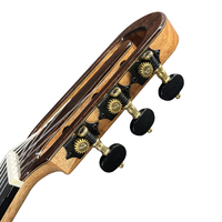 Guitare classique professionnelle A-ECHOES fabriquée à la main par le maître luthier Yulong Guo, avec une table en cèdre double.