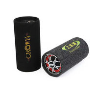 Subwoofer Cylindrique de 5 Pouces, Prix d'Usine, pour Voiture et Audio Domestique, Bluetooth Sans Fil, AC DC 12V 220V, Haut-Parleur de Basses Actif